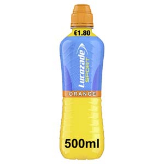 Picture of 500 Sport Lucozade Orange SCap PM1.80 x12 DRS